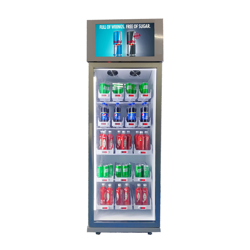 Máy bán đồ ăn nhẹ tủ lạnh thông minh Grab n go có đầu đọc thẻ. giải pháp bán hàng tự động tại nhà máy văn phòng Chấp nhận tùy chỉnh.